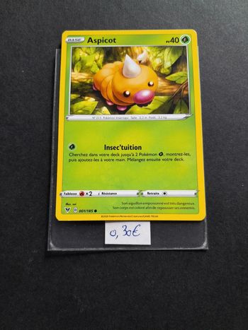 Carte Pokémon Aspicot 1/185
