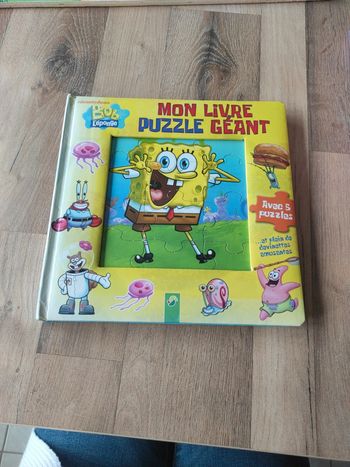 Livre Puzzle L'éponge