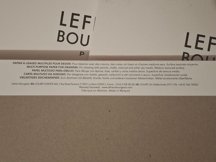 150 feuilles Papier à dessin polyvalent crayons craie charbon peinture autres techniques sèches surface à grain fin A3 - photo numéro 3