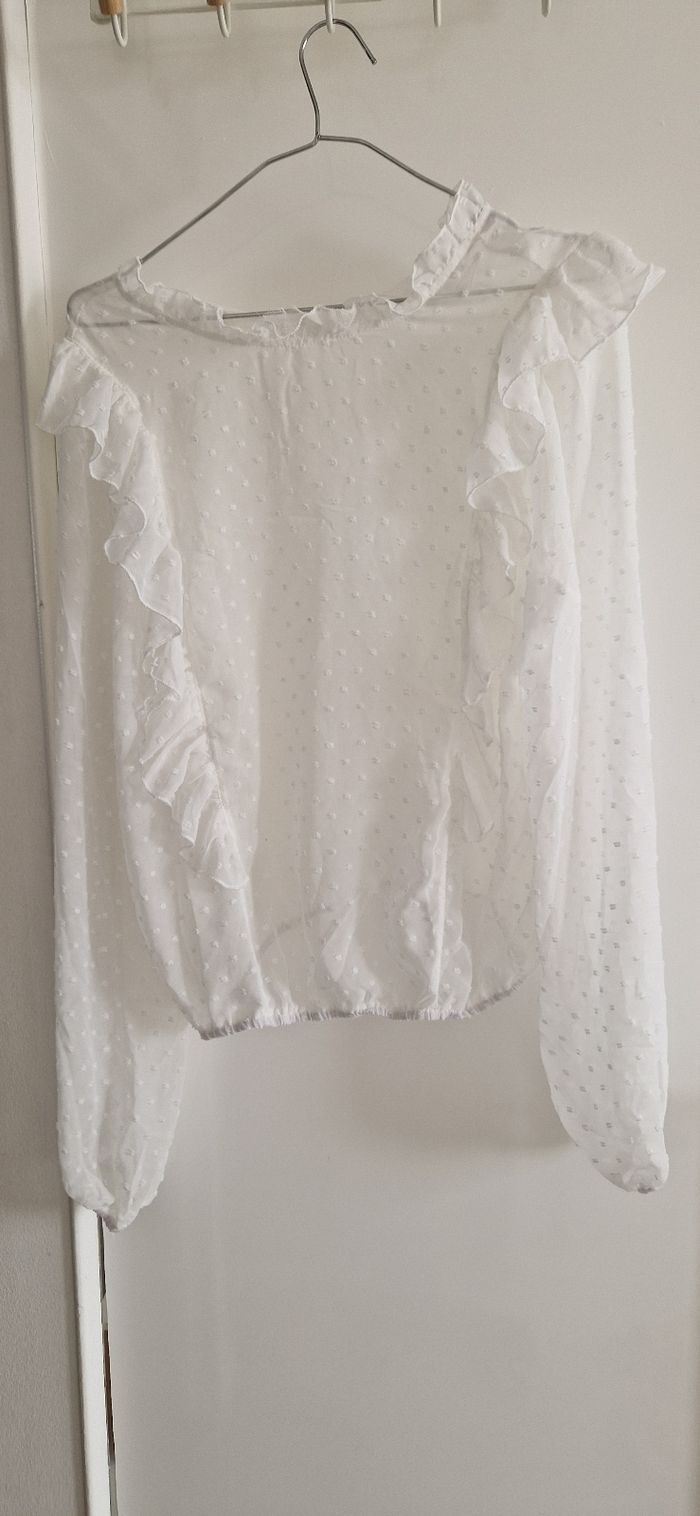 Jolie blouse à pois