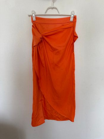 Magnifique jupe mi-longue - Orange - Taille XS