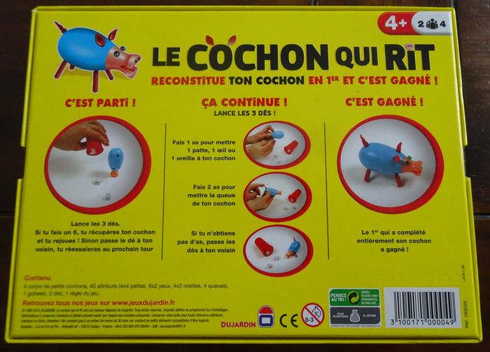 Jeu de société DUJARDIN Le Cochon qui Rit dès 4 ans - photo numéro 2