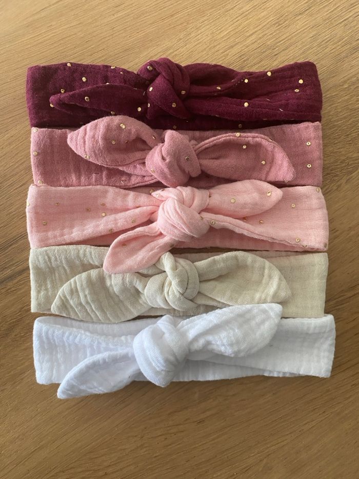 Lot bandeau bébé girly