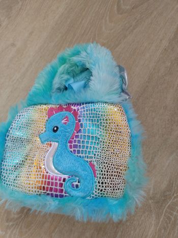 Petit sac peluche hippocampe