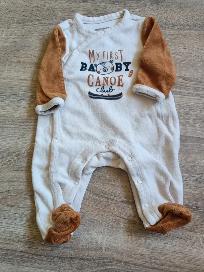 Lot de 2 pyjamas - 1 mois - Orchestra - photo numéro 2