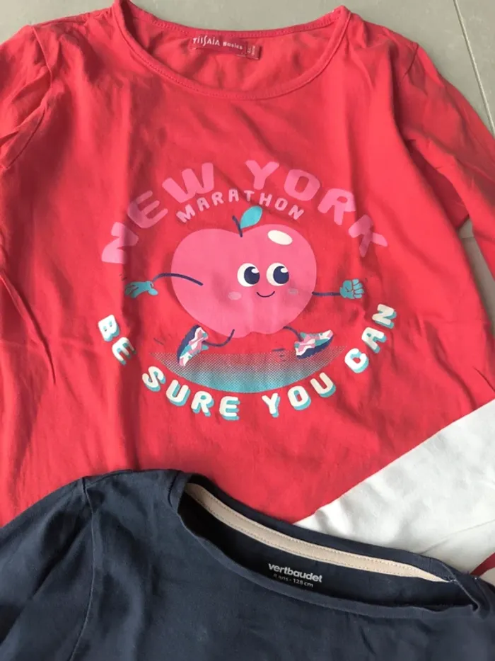 Lot t-shirt manches longues 8 ans - photo numéro 5