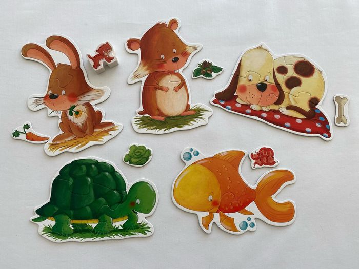 Mes premiers puzzles Les animaux domestiques Haba - photo numéro 3