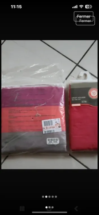 Housse de couette et drap housse neuf