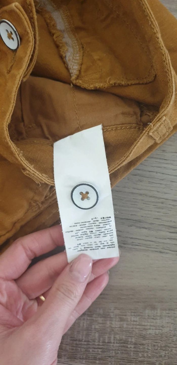 Pantalon été Promod moutarde - photo numéro 7