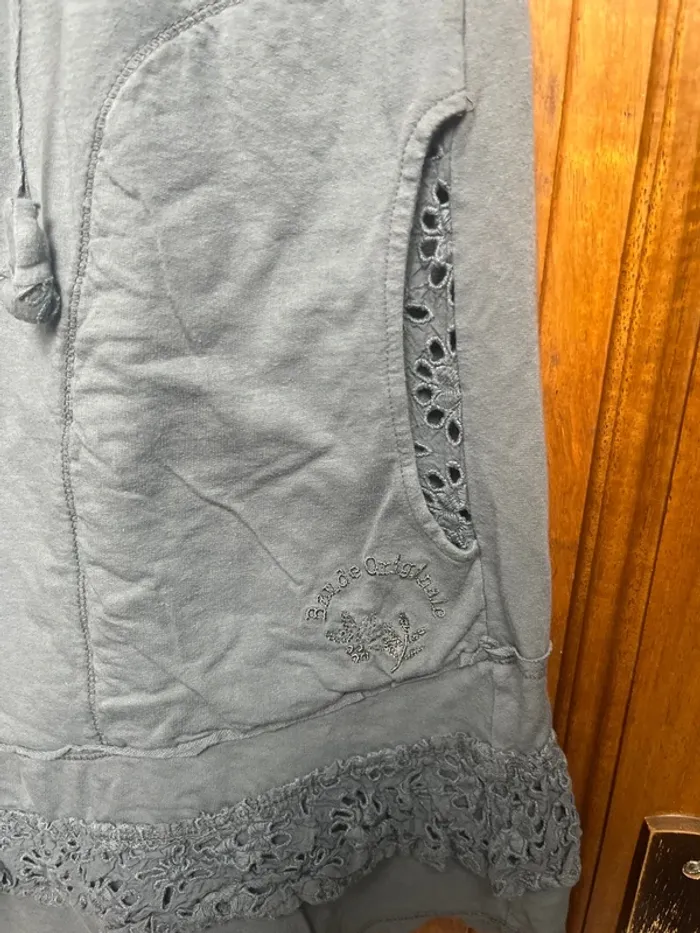 Robe bande originale  grise taille 40 - photo numéro 3