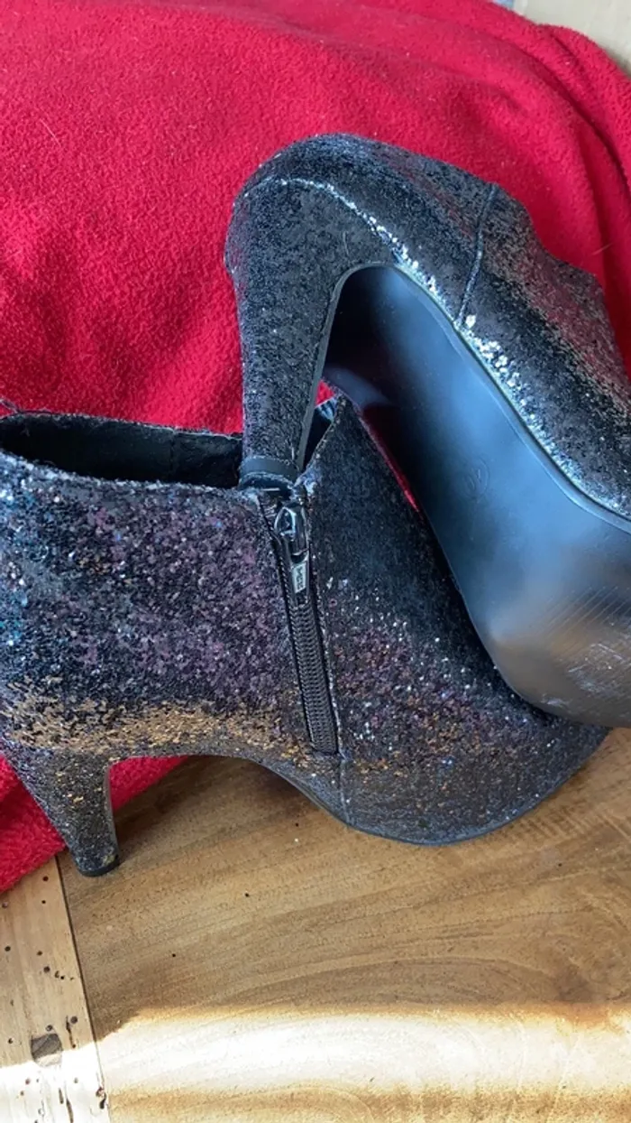 Bottines paillettes fêtes ou soirée - photo numéro 14