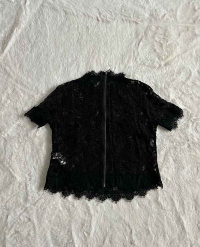 Haut a dentelles Zara taille S Neuf top court - photo numéro 4