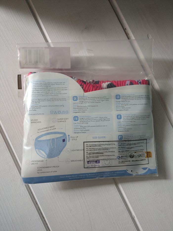 Bambino Mio couche réutilisable de bain XL macareux - photo numéro 2