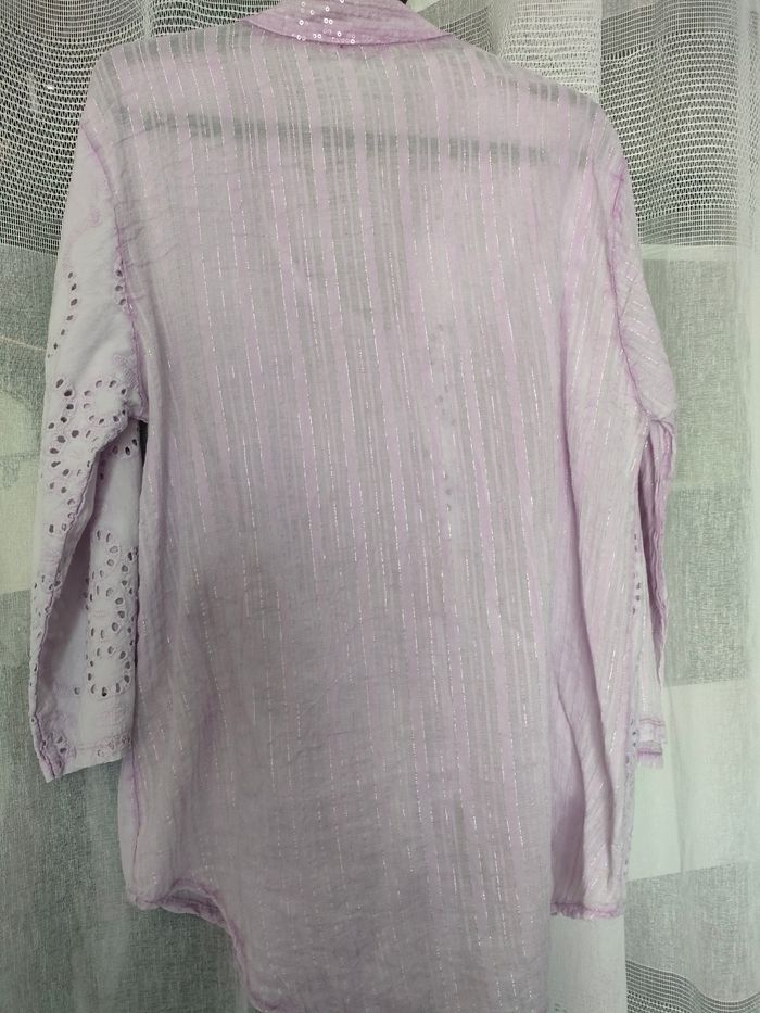 Chemise lilas - photo numéro 3