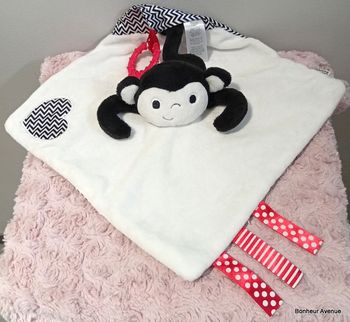 Doudou singe tout doux de marque Tommee Tippee