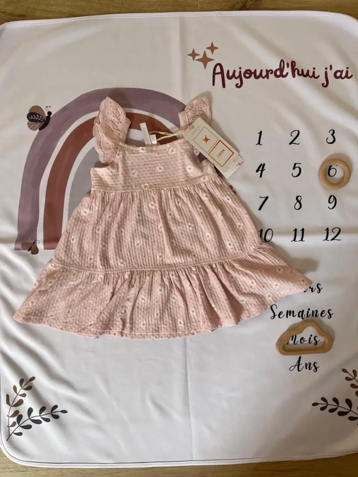 Robe bébé fille – Orchestra – Taille 6 mois - 67 cm – Neuve avec étiquette