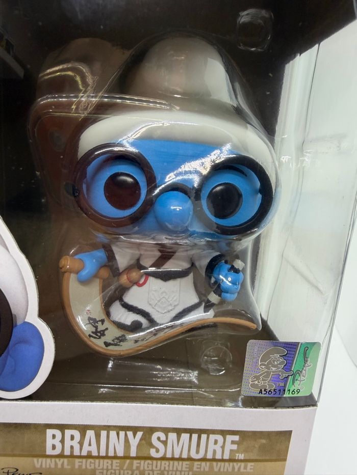 Funko Pop Asia Brainy Smurf 208 - photo numéro 2