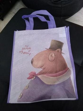 Petit sac fourre-tout violet