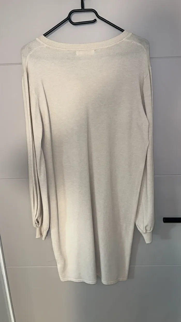 Robe pull beige – Taille unique - photo numéro 3