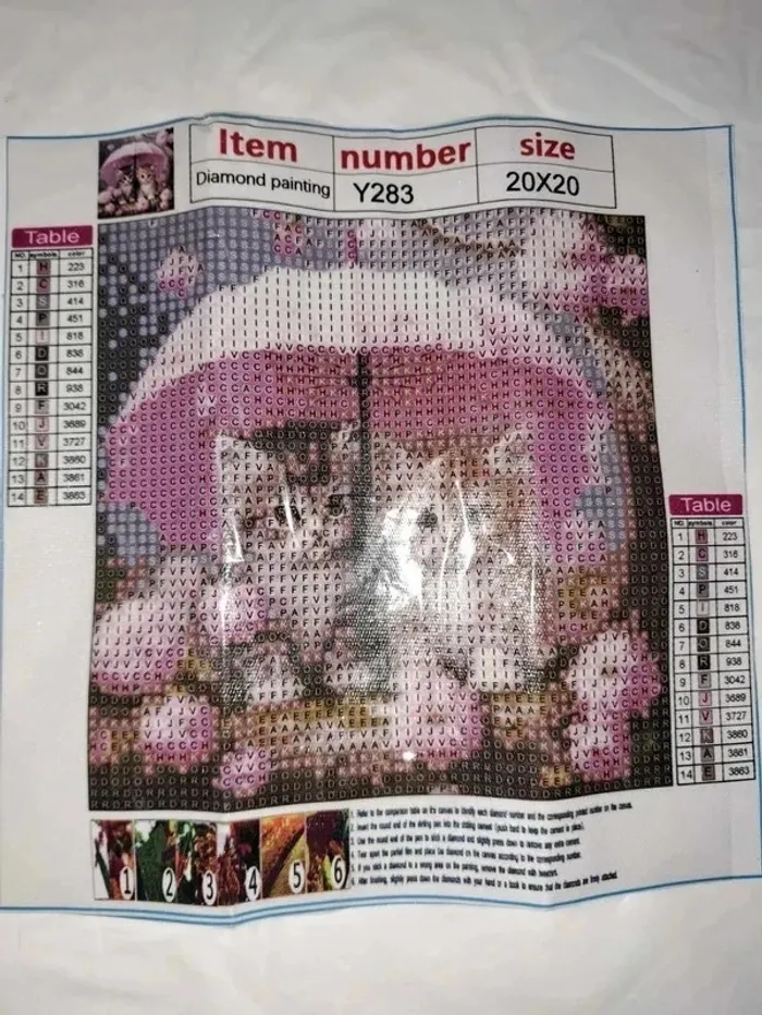 Diamond Painting chats NEUF - photo numéro 2