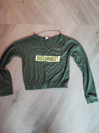 Pull court matière agreable