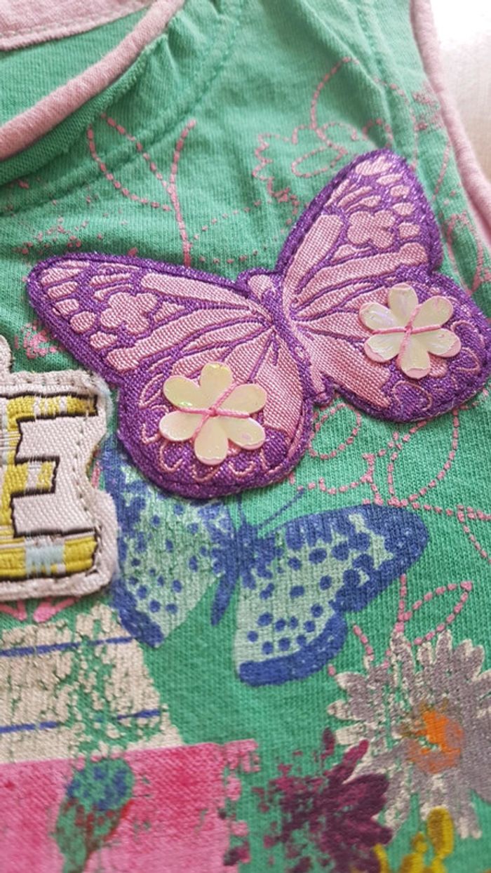 Débardeur Barbie 5 ans avec sequins et paillettes - photo numéro 5