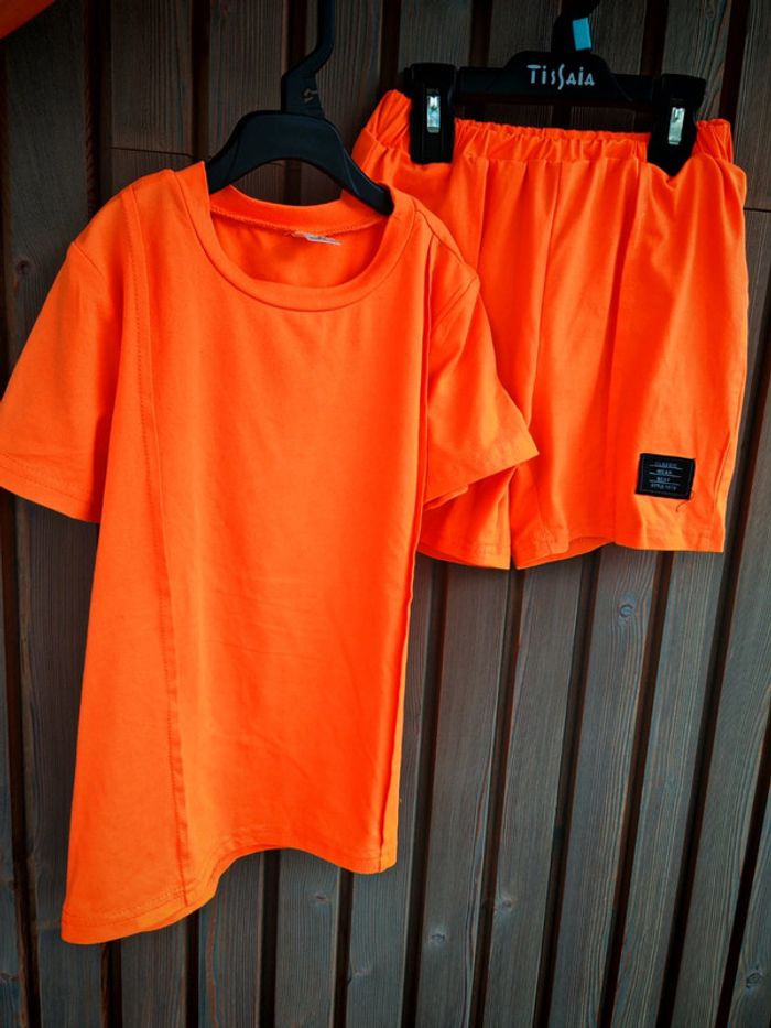 Ensemble 5 ans orange