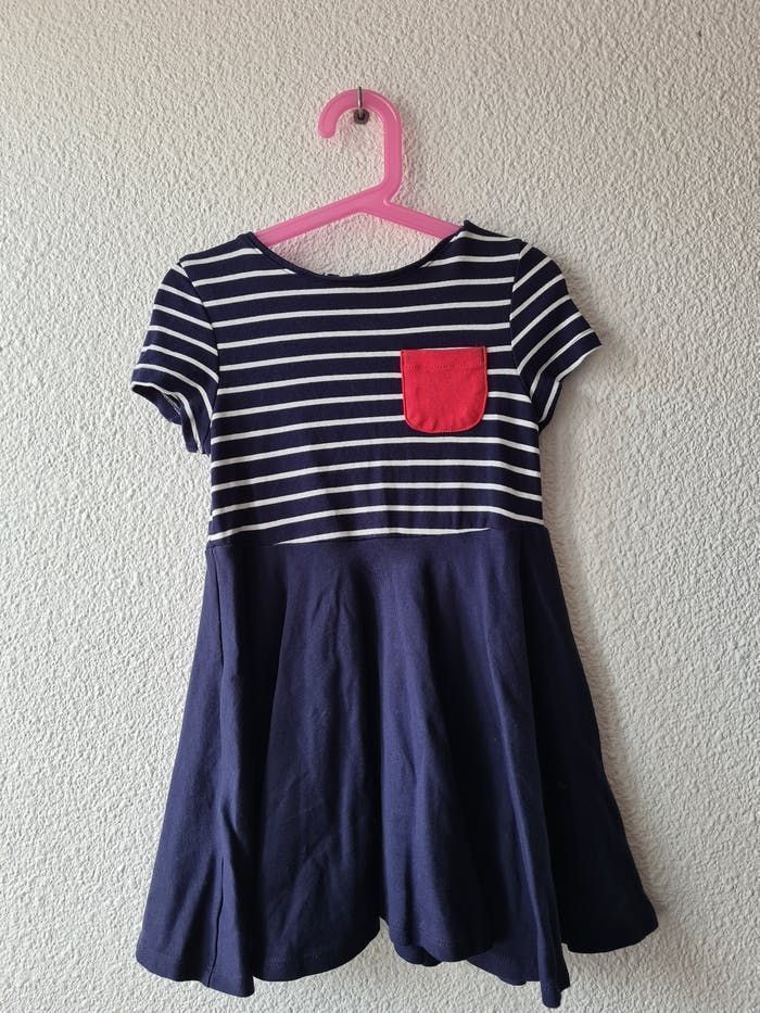 robe bleu marine rayer Du pareil au même Du Pareil Au Même (DPAM) 4 ans Beebs