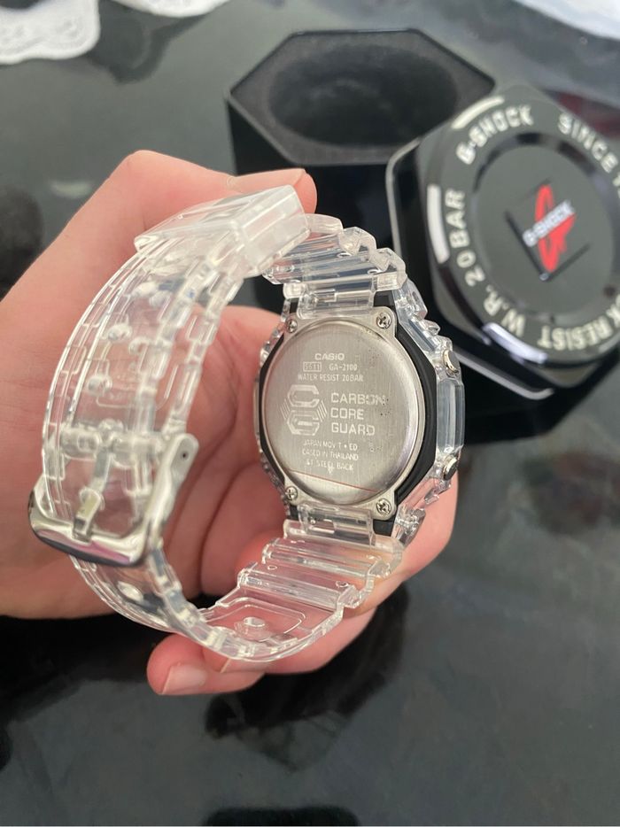 Montre G Shock transparente noire multicolore - photo numéro 4