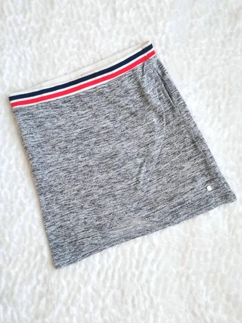 Jupe grise taille élastique printemps été Esprit 12-13 ans