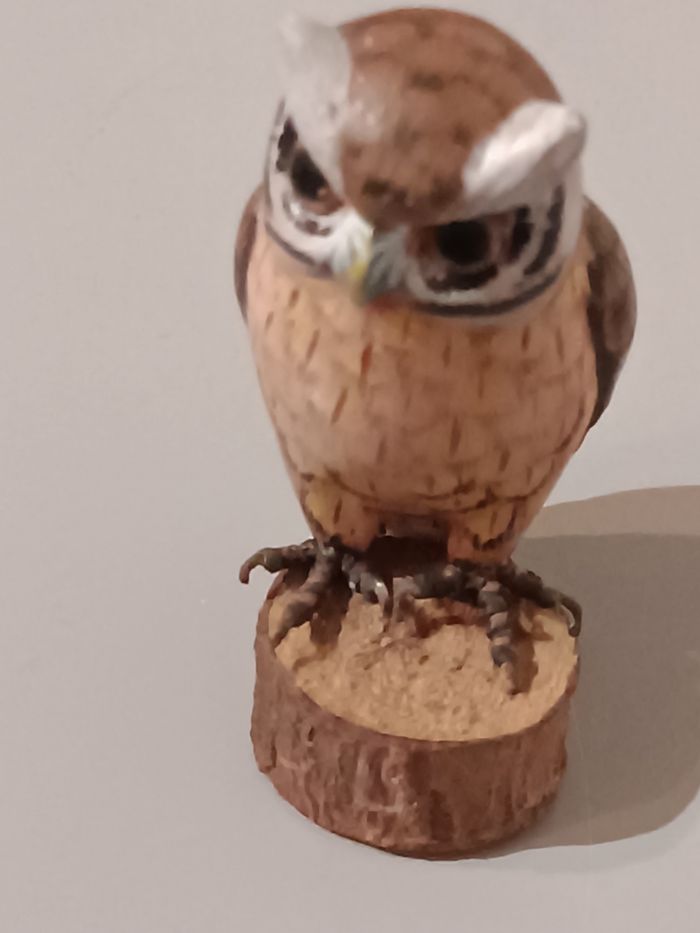 Chouette bois support