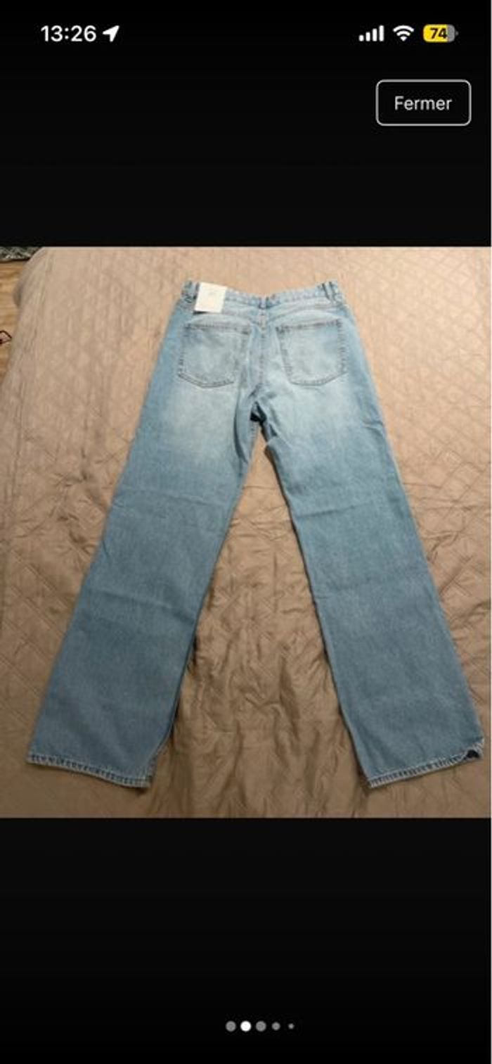 Jeu bleu clair straight taille 42 Bershka neuf avec étiquette - photo numéro 2