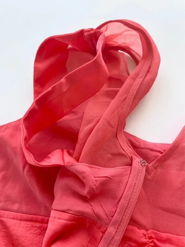 đž Robe corail Naf Naf Ă©lĂ©gante â Coupe flatteuse & finition soignĂ©e - taille xs - photo numĂ©ro 3