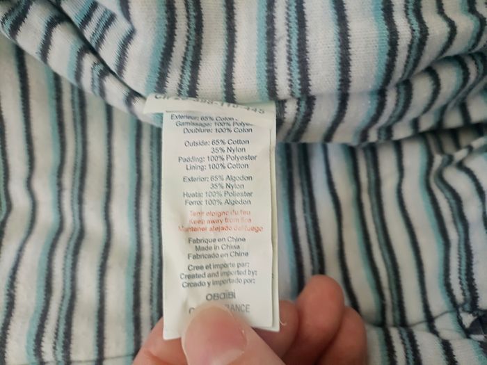 Combinaison chaude pour l'hiver - grise - 12 mois - photo numéro 4