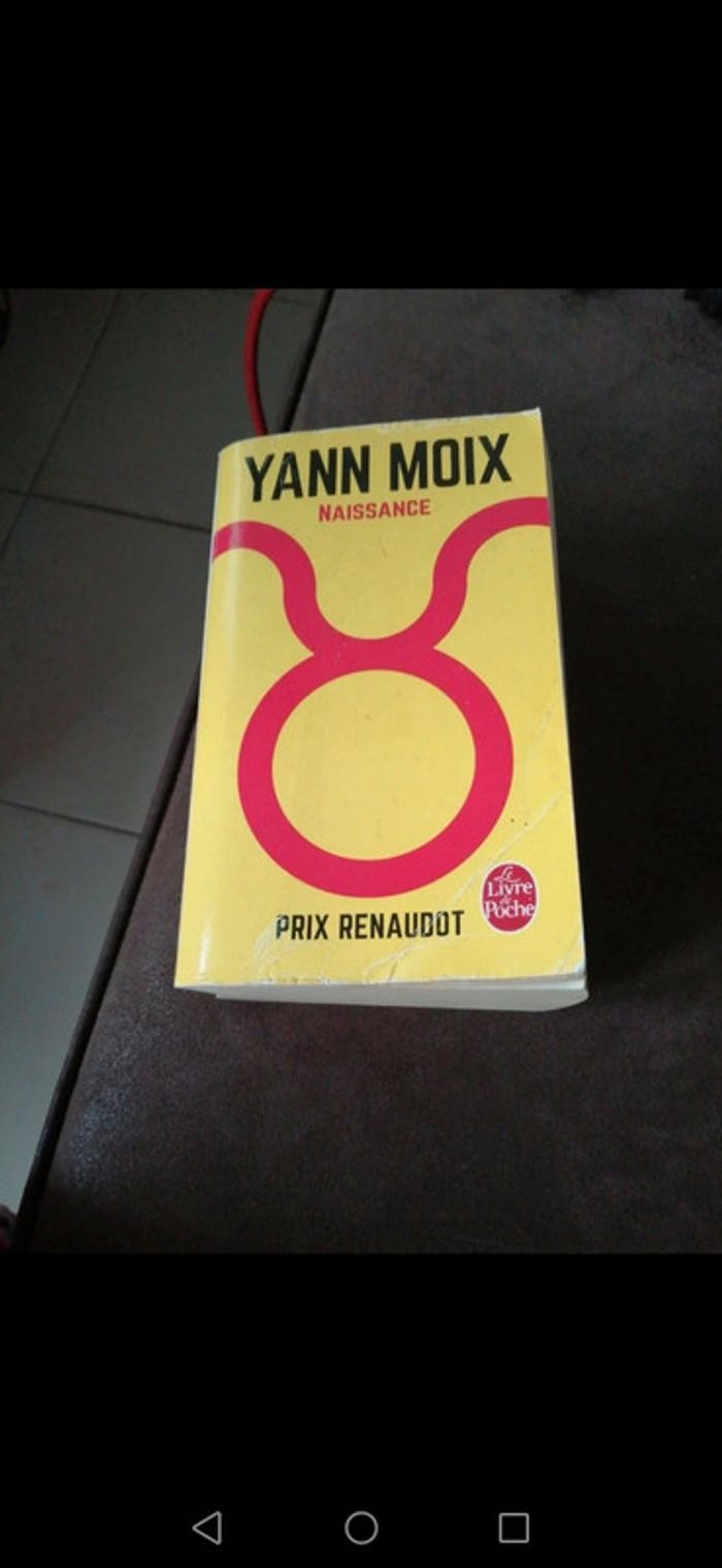 Livre Yann Moix : Naissance