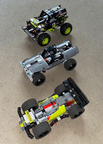 Lot X3 lego Technic 42072 + 42090 + 42113