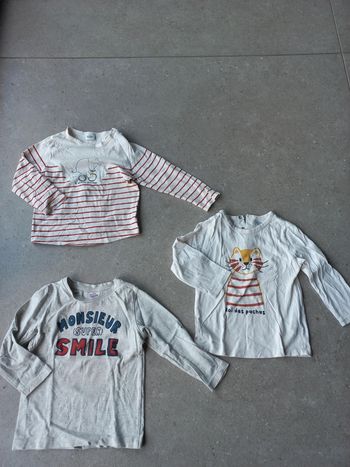 Lot tee shirts manches longues
