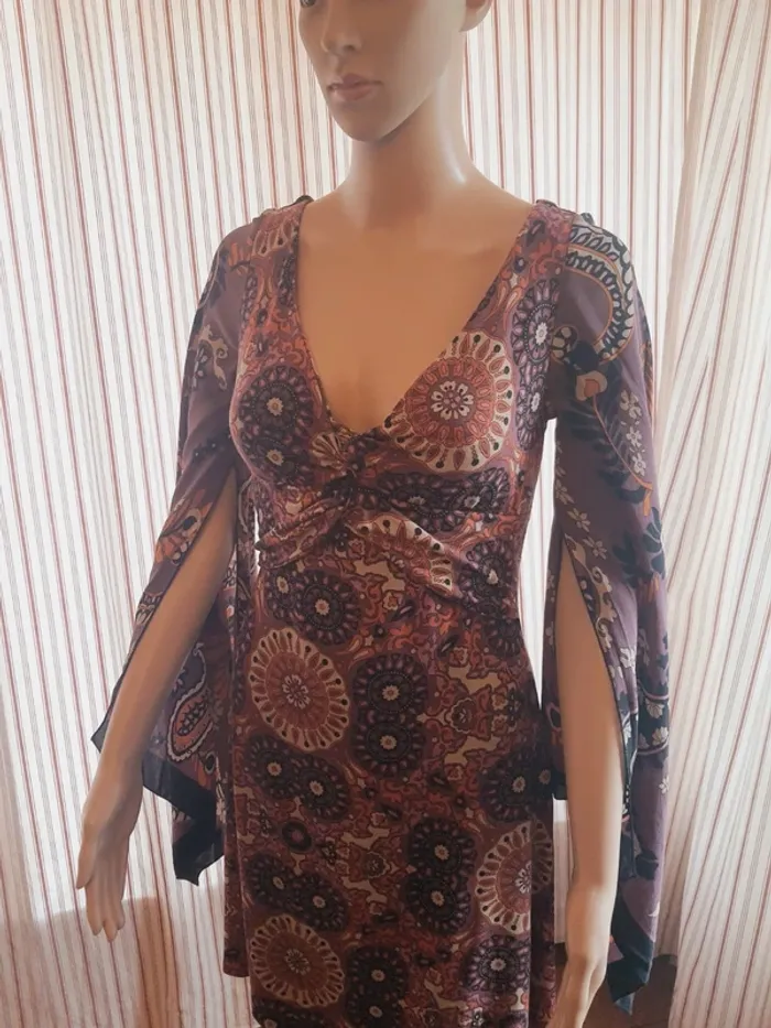 Magnifique Robe Blu in Firenze it M fr XS/S - photo numéro 3