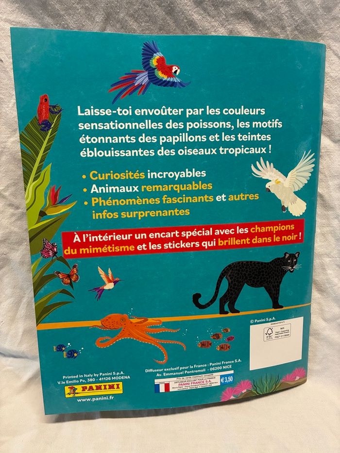 Kit panini Sachets de stickers Le Monde Des Animaux mille et une couleurs - photo numéro 10