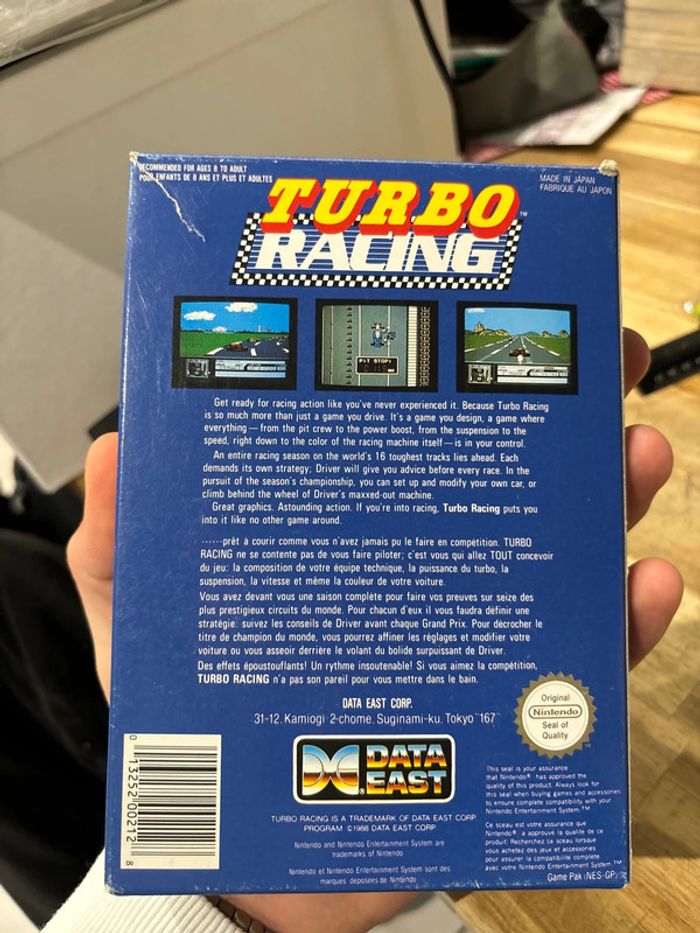 Turbo Racing - Nintendo / Nes / Famicom - photo numéro 2
