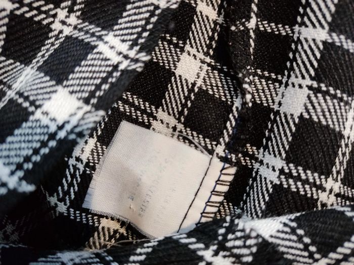 Mini short à carreaux taille haute vintage taille 36/38 fabriqué en France - photo numéro 6