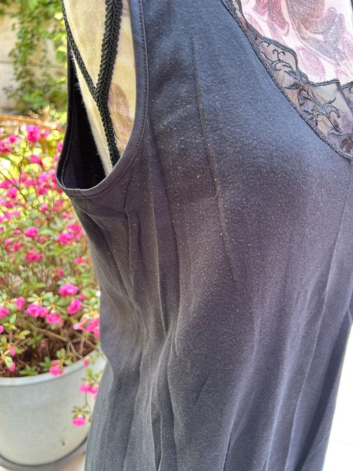 Débardeur en coton brodée esmara taille XL 44/46 femme - photo numéro 3