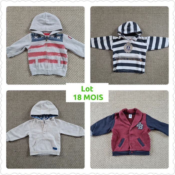 Lot de 4 Sweets et gilets - 18 mois