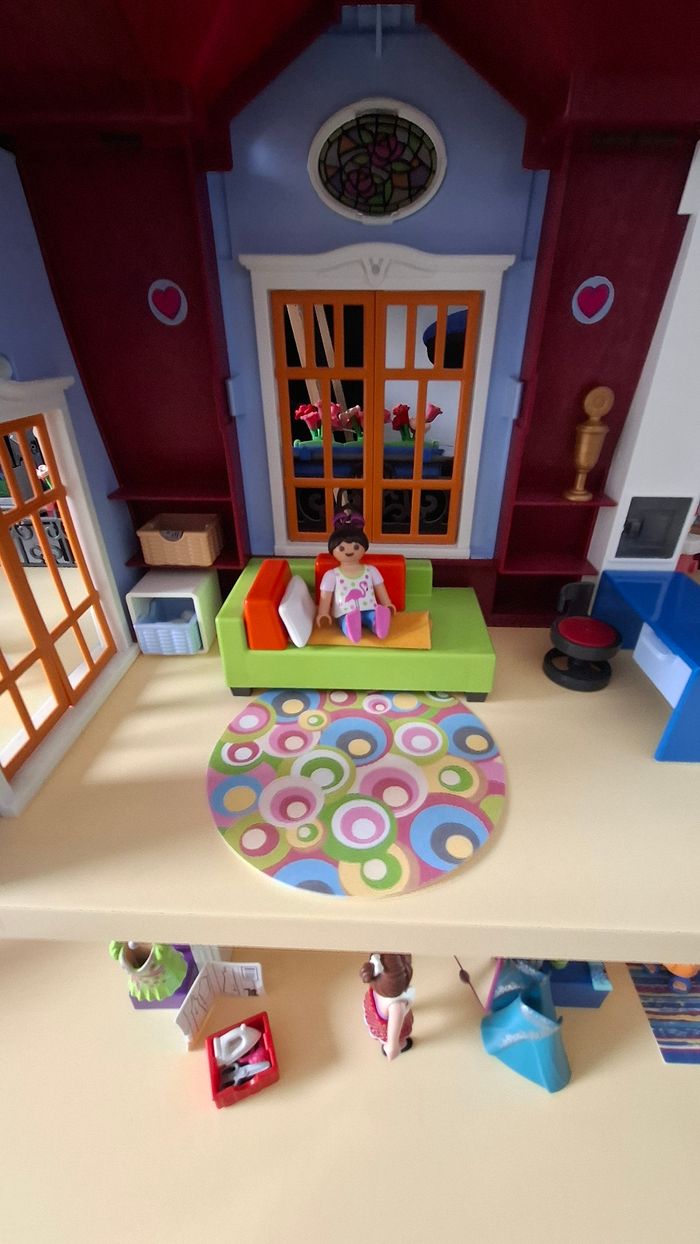 Maison Traditionnelle et tout ses aménagements Playmobil Lot quasiment complet. - photo numéro 8