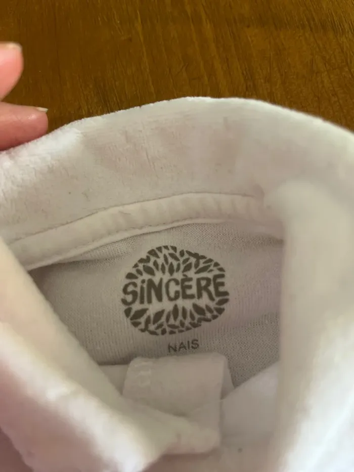 Pyjama grenouillère naissance velours - photo numéro 2