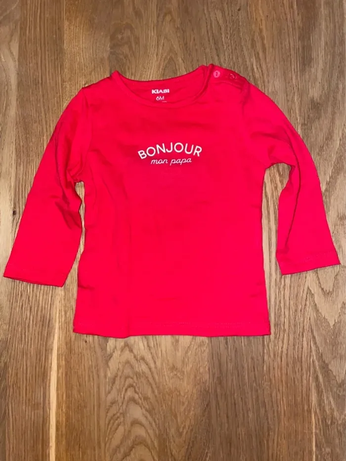 Lot 3 t-shirt 6 mois - photo numéro 2