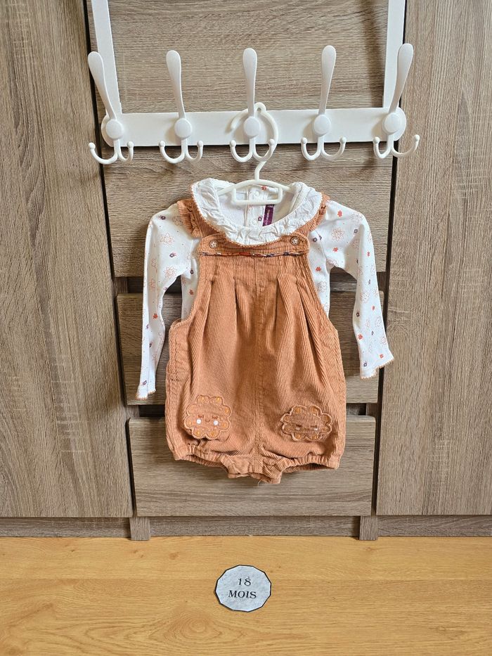 Vêtement Bébé Fille - Ensemble Combishort Body - Sergent Major - 18 mois 80 cm - photo numéro 2