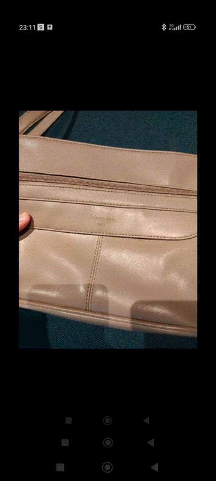 Sac à main vintage gris - photo numéro 3