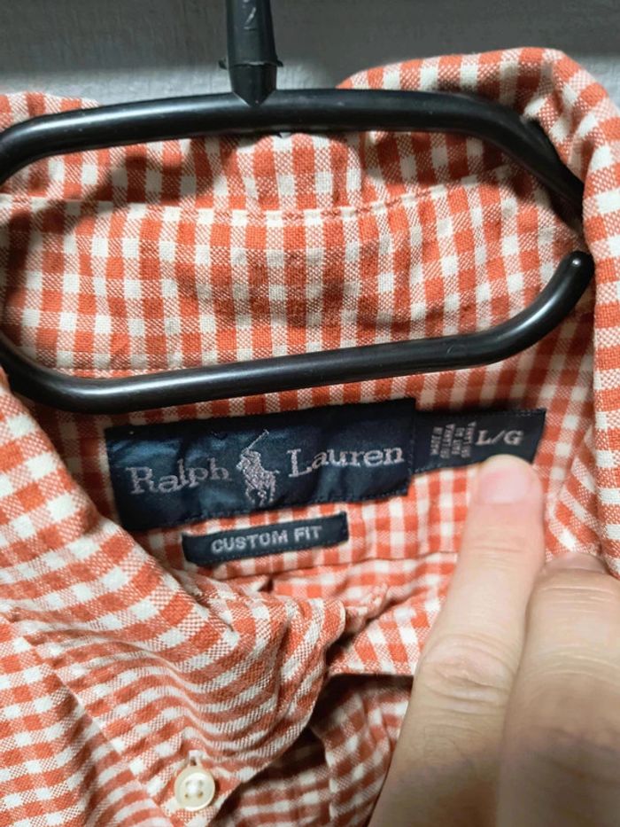 Chemise Ralph Lauren Custom Fit L - photo numéro 7