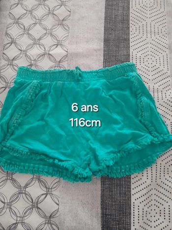 Short fille 6ans